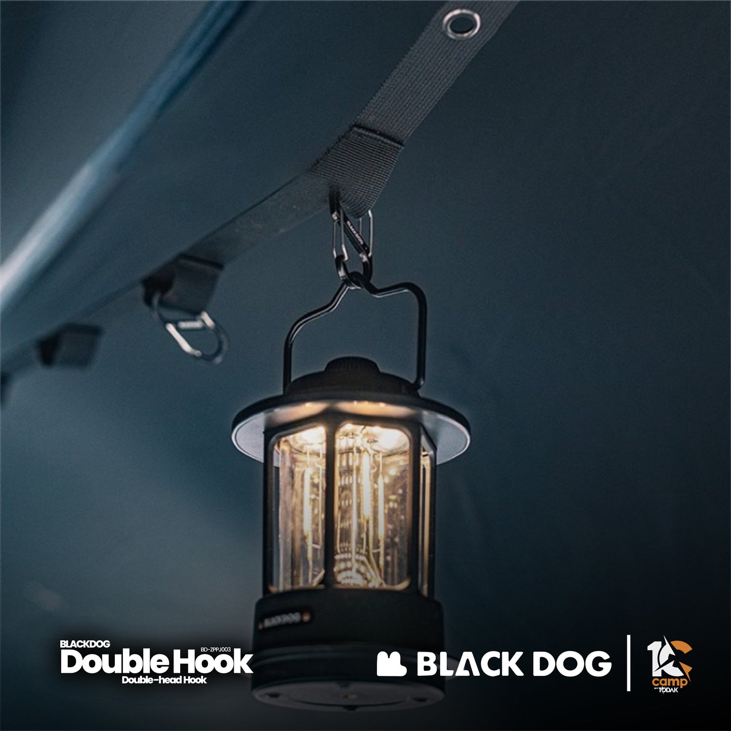 BD084 | BLACKDOG BD-ZPPJ003 _ Aluminum Alloy Double Head Hook