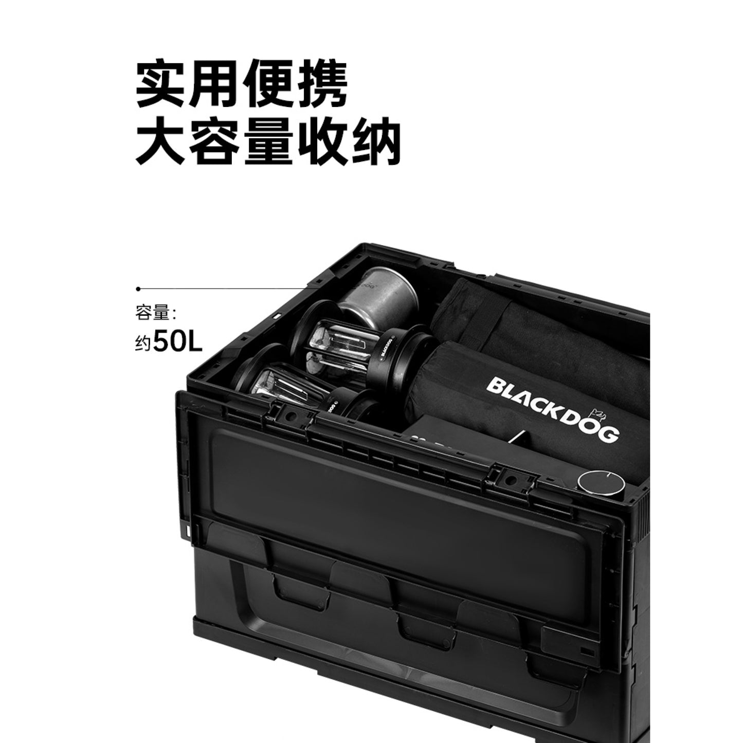 BD097 | BLACKDOG CBD2450XB014 _ Wanxiang - Folding Storage Box | 50L