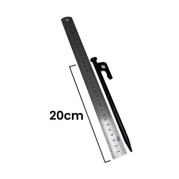 CD049-101 | CHANODUG _  Black Ordinary Ground Nails Peg | Luminous Rings on Ground Stakes | CD049 | CD050 | CD051 | CD096 | CD101