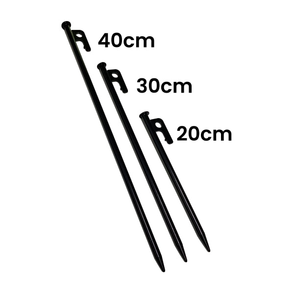 CD049-101 | CHANODUG _  Black Ordinary Ground Nails Peg | Luminous Rings on Ground Stakes | CD049 | CD050 | CD051 | CD096 | CD101