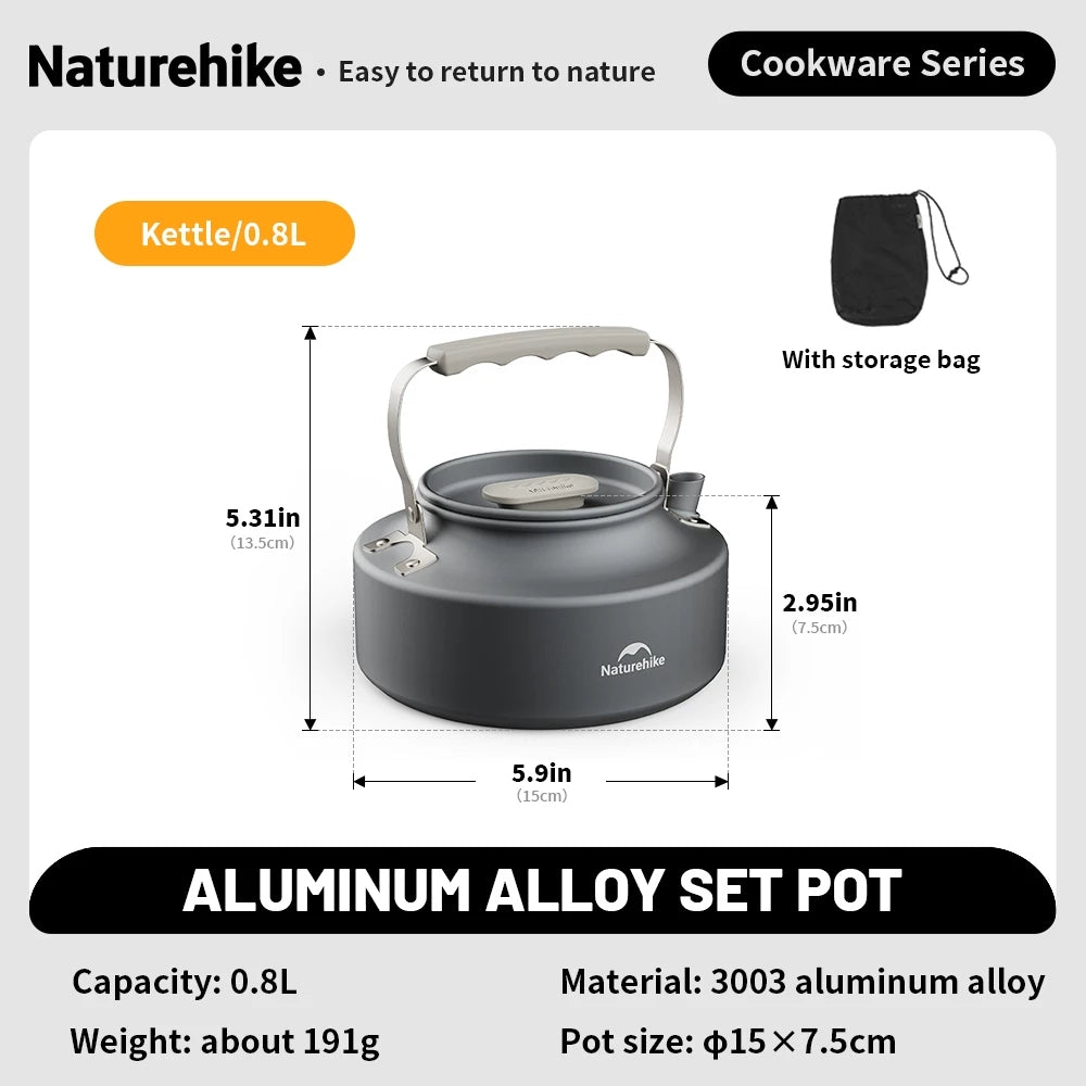 NH035-138 | NATUREHIKE CNH22CJ002 _ Portable Aluminium Alloy Camping Utensils Set | NH035 | NH036 |