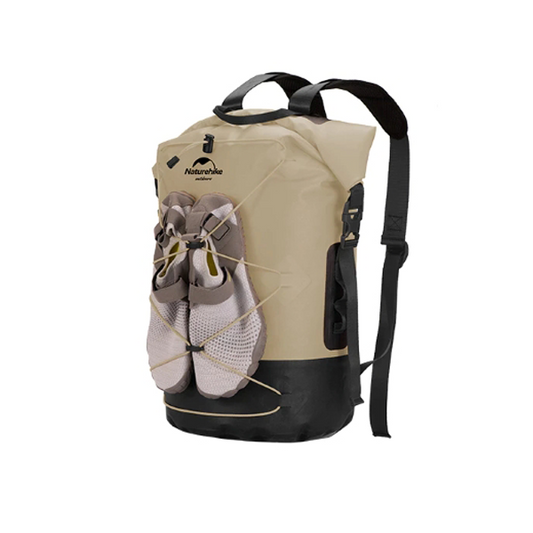 NH135 | NATUREHIKE NH21FSB04_Shimmer-TPU wet and dry separation waterproof bag | Khaki 20L (without shoes)
