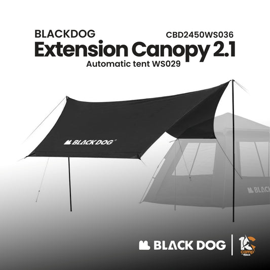 BD135 | BLACKDOG CBD2450WS036_ Automatic tent extension canopy 2.1