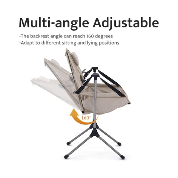 NH024 | NATUREHIKE NH21JJ004 Aluminium Alloy Leisure Outdoor Rocking Chair |