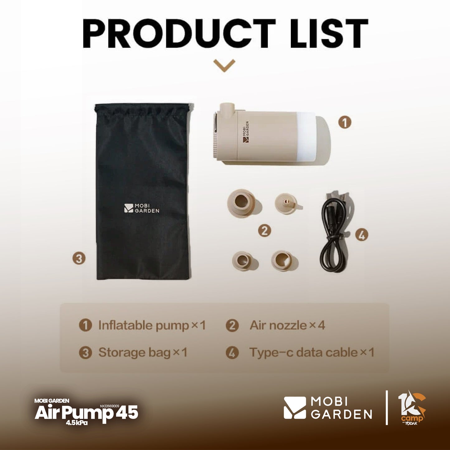 MG058 | MOBI GAREN NX22669009 _ AIR PUMP 45