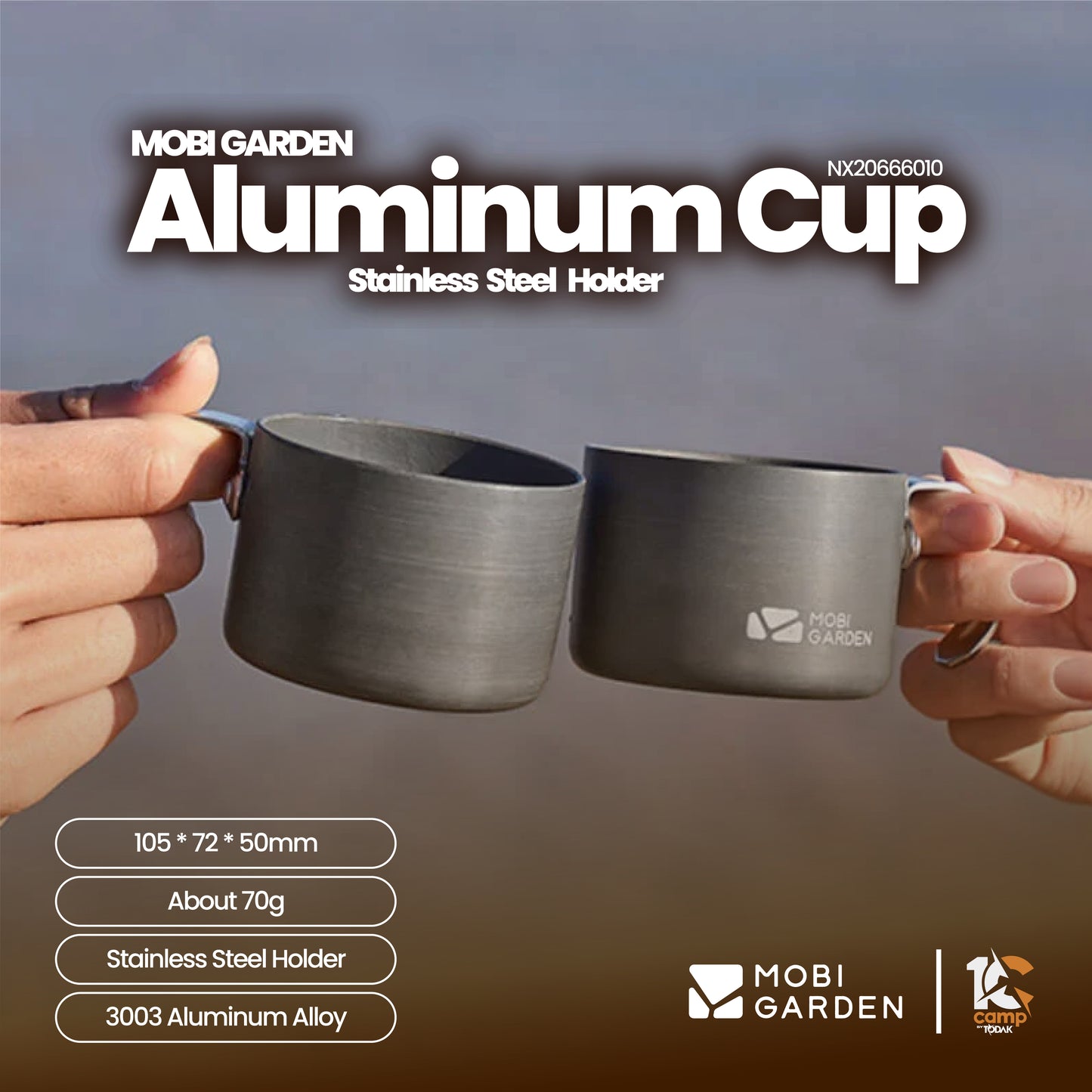 MG071 | MOBI GARDEN NX20666010 _ STEEL CUP