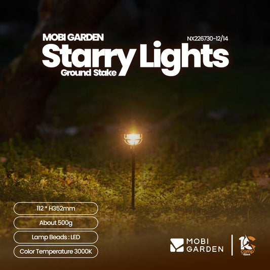 MG031-072 | MOBI GARDEN LAMP | MG031 NX22673012 Star wishing ground lamp (2 pack) | MG072 NX22673014 (SOLAR VERSION) Starry Ground Stake Lights |