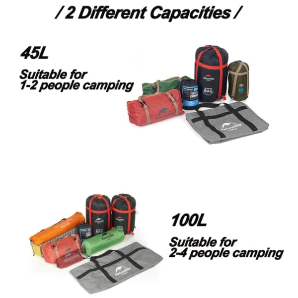 NH129-130 | NATUREHIKE NH17S021_Updated outdoor storage bag 100L & 45L | NH129 | NH130