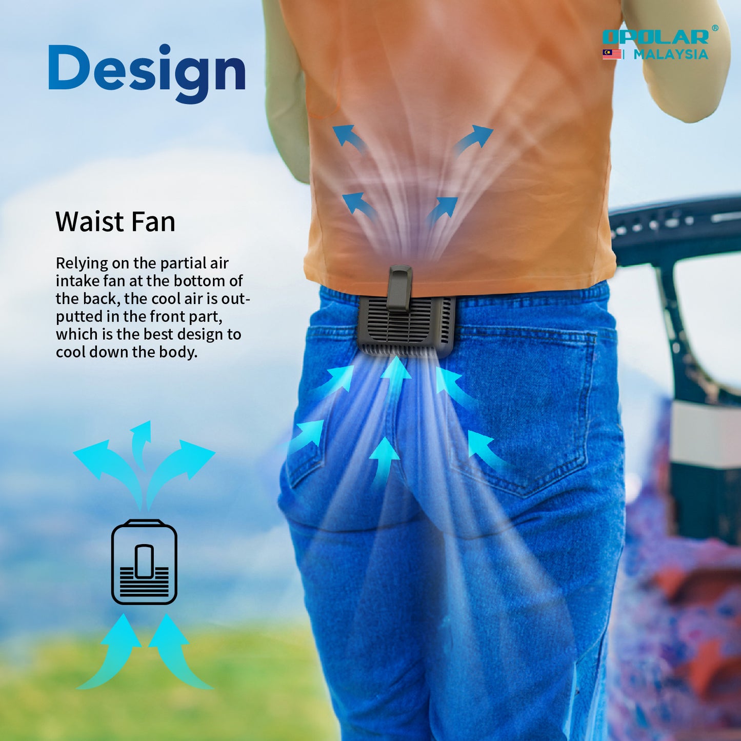 OP008 | OPOLAR NF181 _ Waist/Hand Held | 8,000mAH