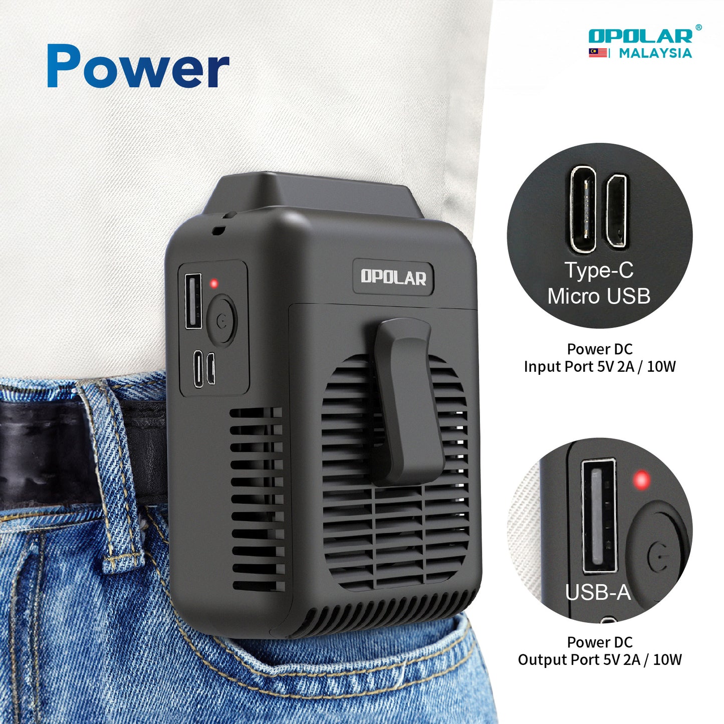 OP008 | OPOLAR NF181 _ Waist/Hand Held | 8,000mAH