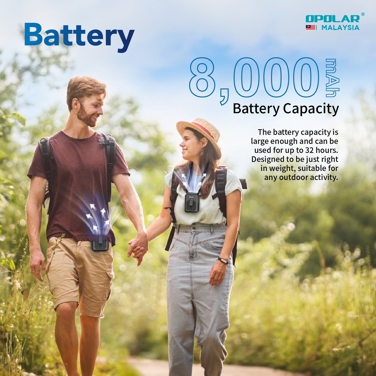 OP008 | OPOLAR NF181 _ Waist/Hand Held | 8,000mAH
