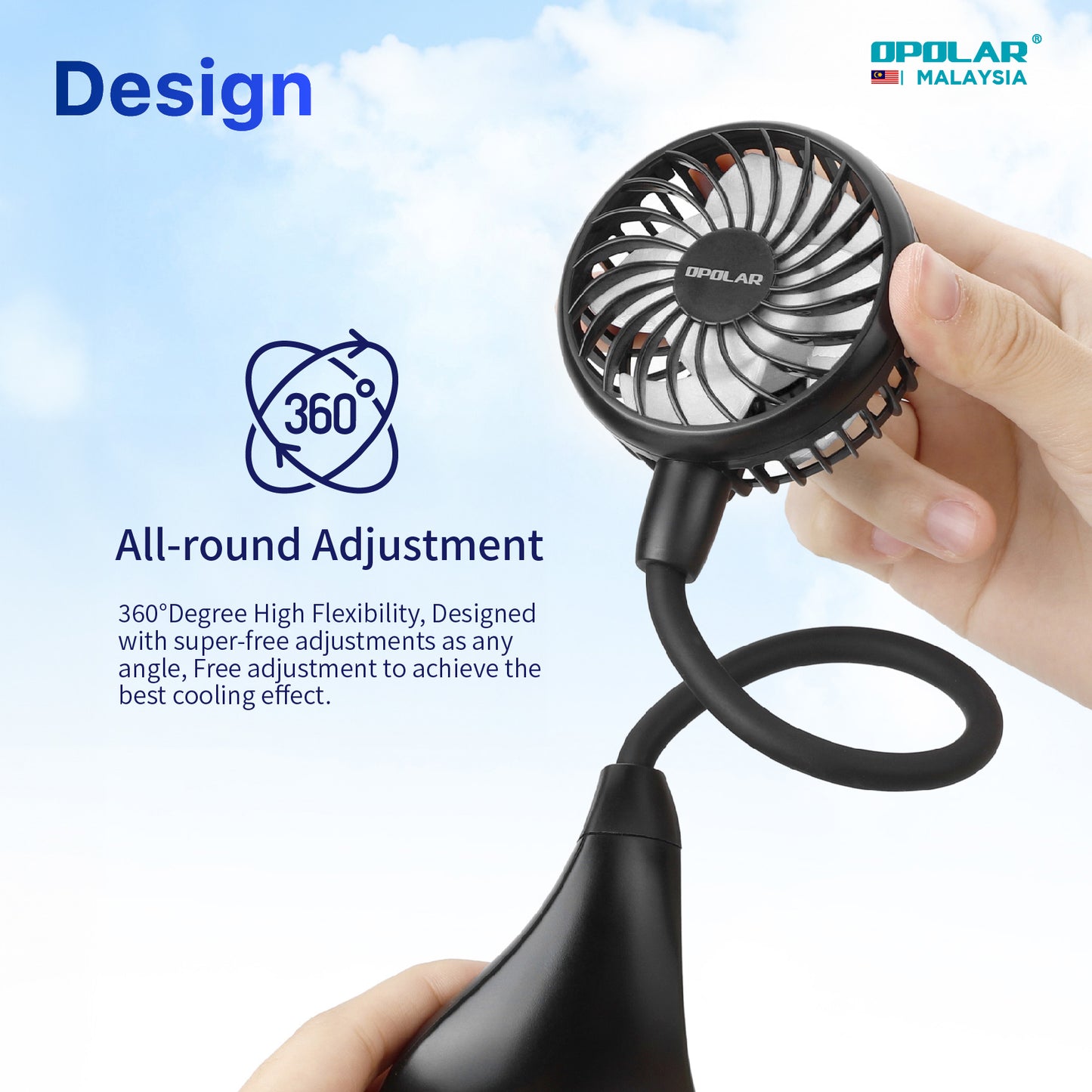 OP016 | OPOLAR NF171 _ Neck Fan | 10W 9,000mAH