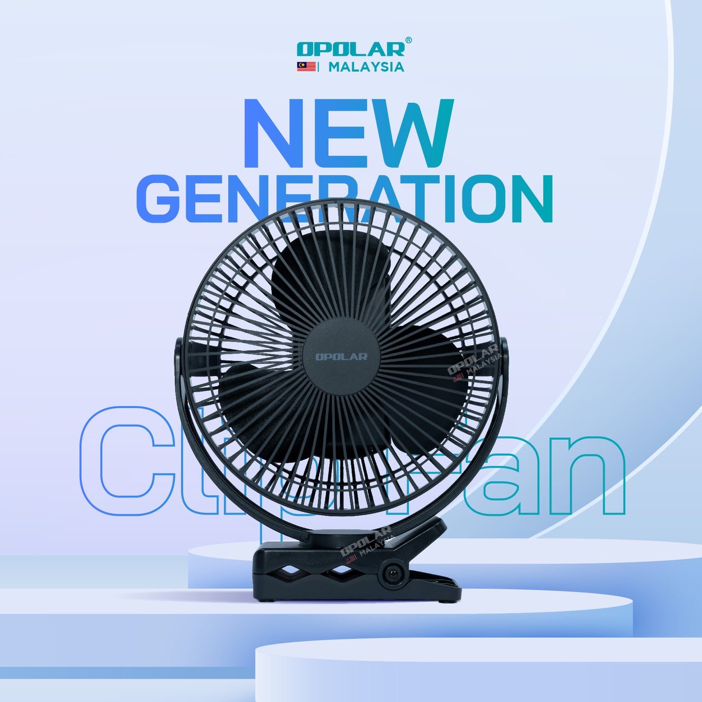OP004 | OPOLAR WH310 _ Clip Fan | 10,000mAH