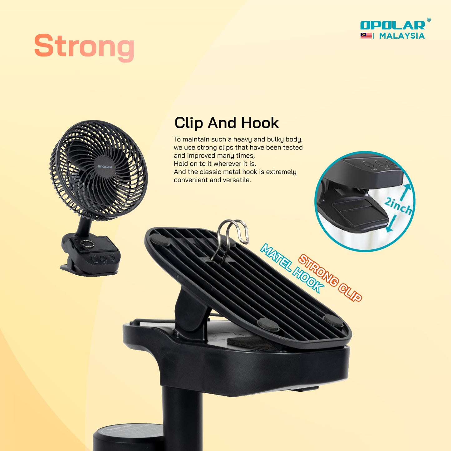 OP006 | OPOLAR WH81 _ Camping Clip With Hanging Hook | 10,000mAH