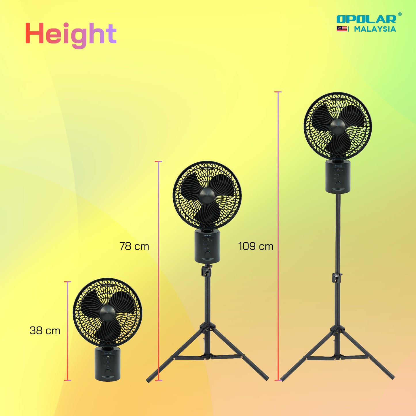 OP011 | OPOLAR WH91 _ Stand/Tower (Floor Fan) | 10,000mAH