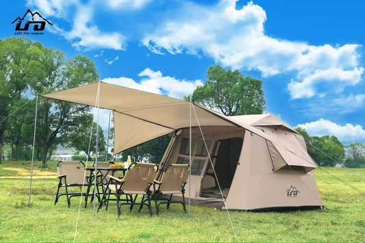 LF030 | LFO GJ-1851 _ 4 person Auto-Tent | KHAKI  | 240*240*175cm