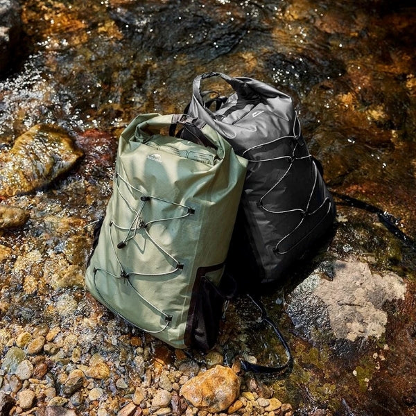 NH134 | NATUREHIKE CNH22BB003_ (Far mountain) Lightweight shoulder waterproof bag | Dark Grey -25L(without shoes)