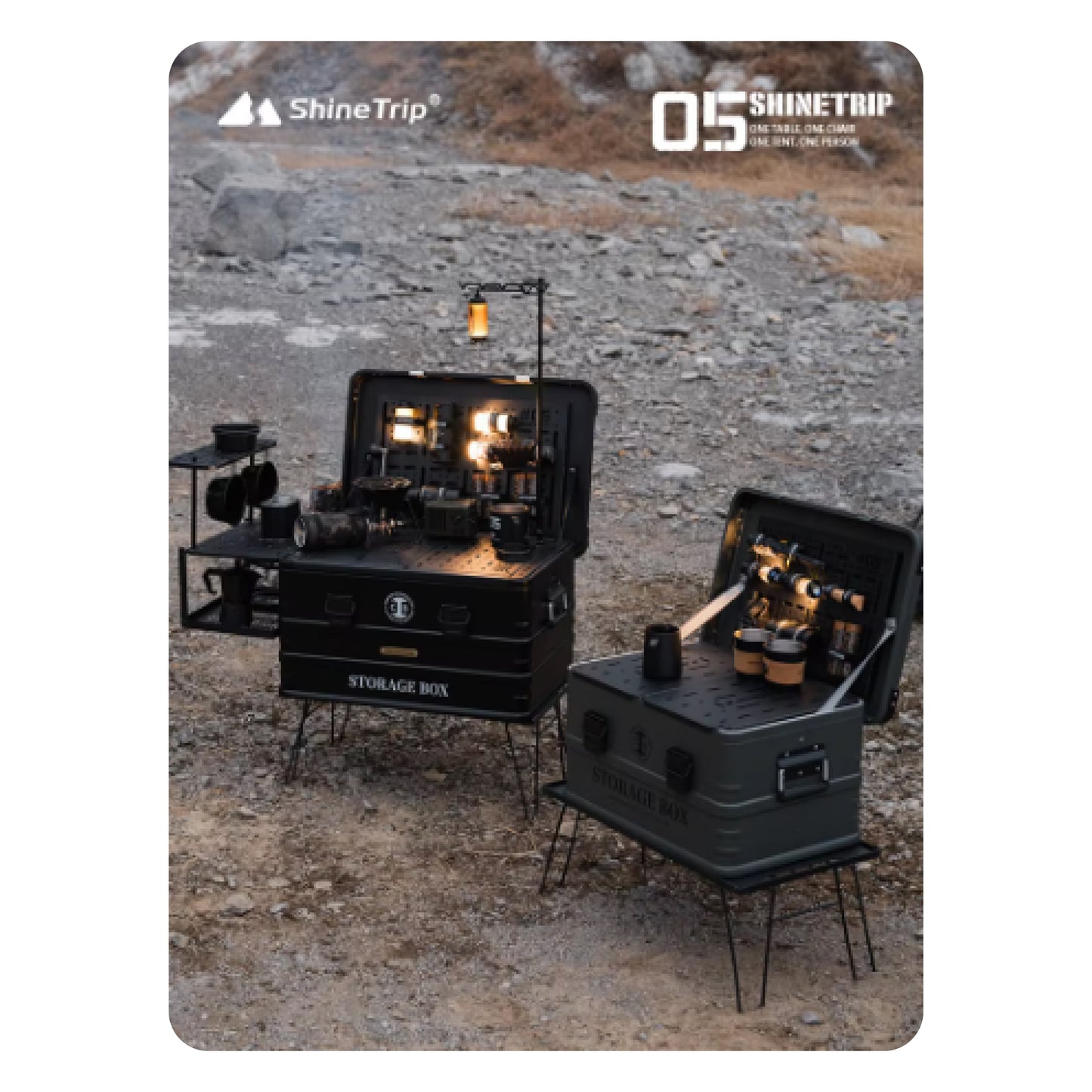 ST021-022 A422-Z23/Z12 SHINE TRIP (BASIC SET) 05 series Tactical Aluminum Box - Leading Model