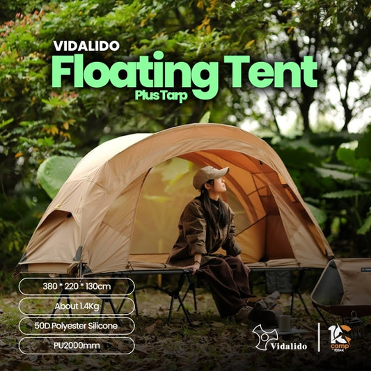 VD035-036 | VIDALIDO Floating Plus Tarp | VD035 BLACK | VD036 kHAKI |