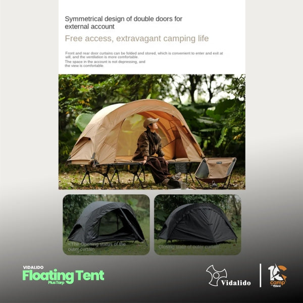 VD035-036 | VIDALIDO Floating Plus Tarp | VD035 BLACK | VD036 kHAKI |