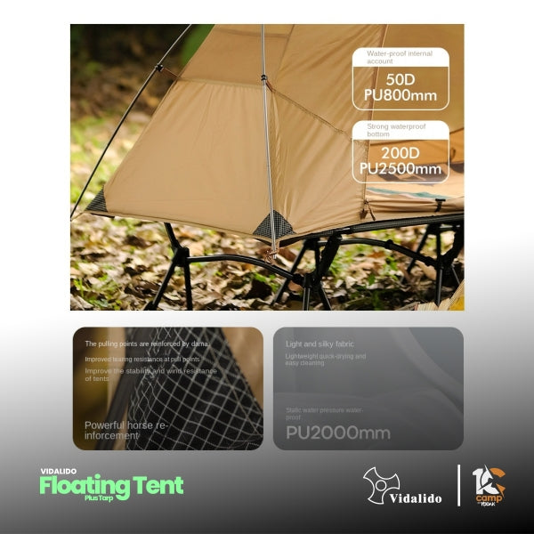 VD035-036 | VIDALIDO Floating Plus Tarp | VD035 BLACK | VD036 kHAKI |