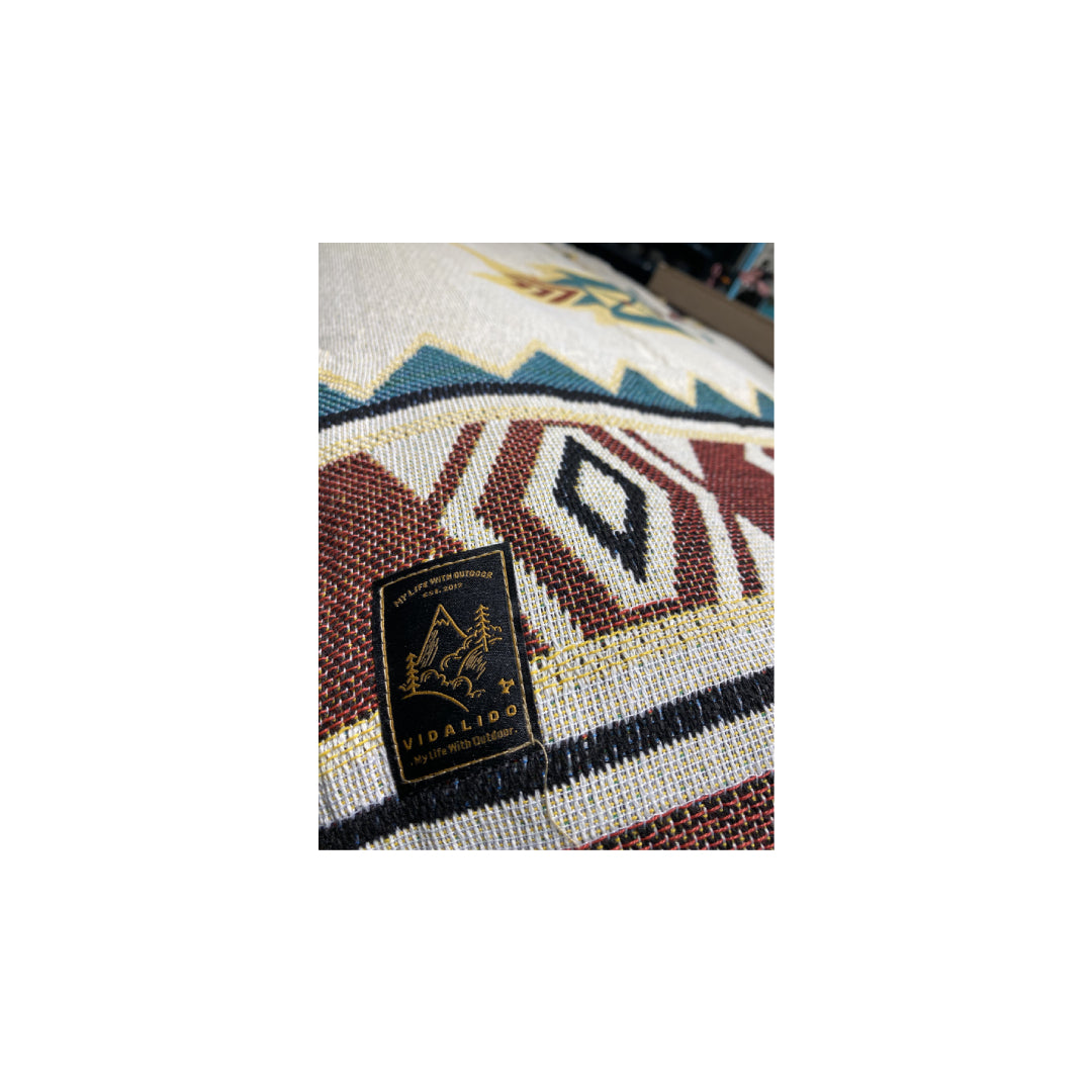 VD023-024 VIDALIDO Colored diamond-plaid blanket